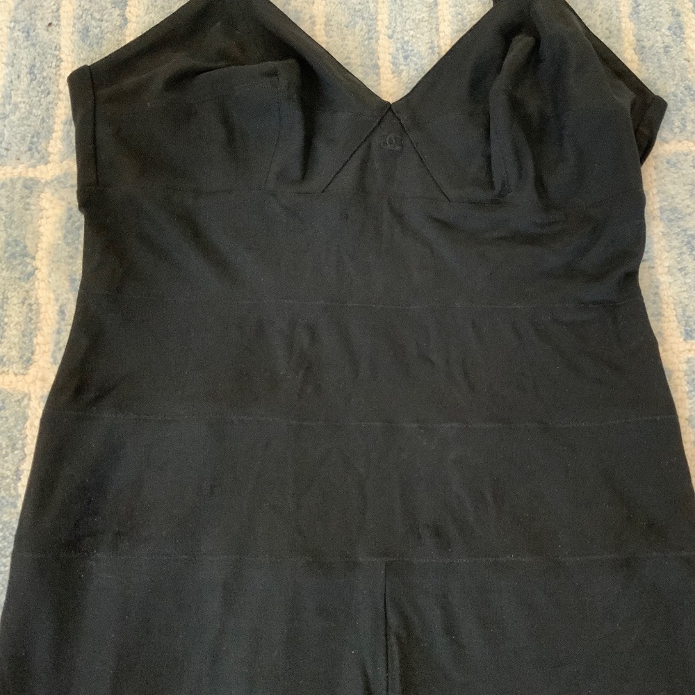 RARE CHANEL VINTAGE 97P CC BLACK BODYCON JUMPER ROMPER 40 - Picture 12 of 14